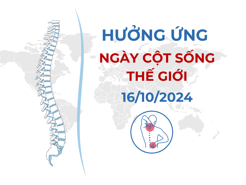 Cùng Cốt Thoái Vương hưởng ứng "Ngày cột sống thế giới 16/10/2024"